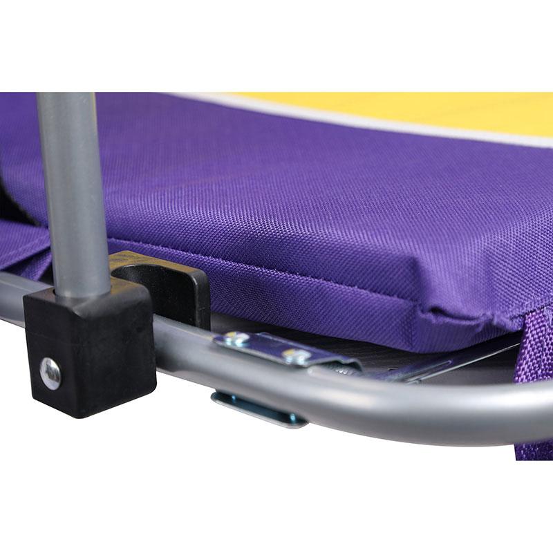 Alpha Camp Purple Stadium Chair with Back and Arm Rest